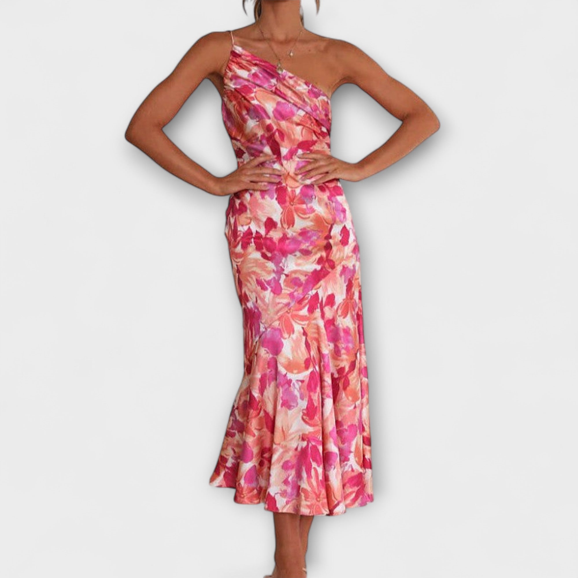 Tabea - Robe à imprimé floral asymétrique