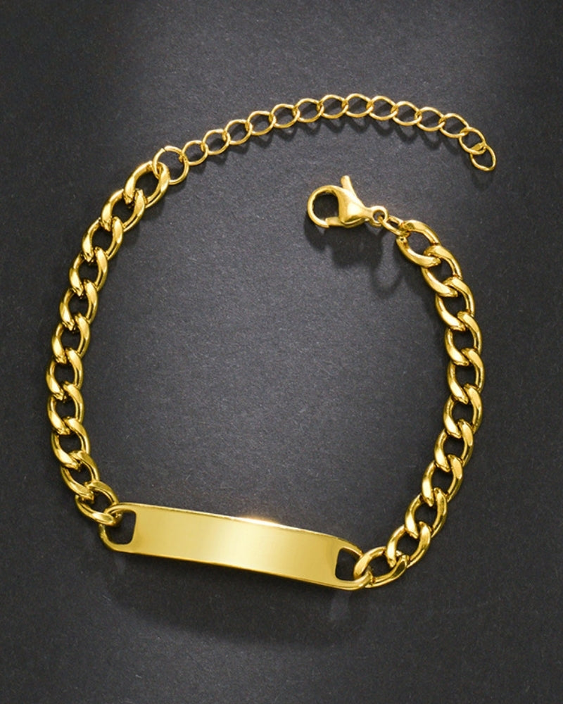 Bracelet chaîne signature