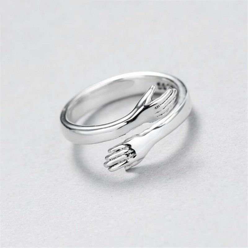 Bague Étreinte d'Argent